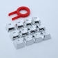 Custom Artisan Metal Keycaps Backlit ESC Keycaps Set for Mechanical Gaming Keyboard